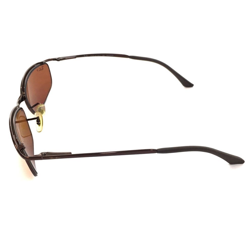 ◆レイバン Ray-Ban オリンピアン サングラス RB3117 ELEGANCE 014/47 59□15 メンズ レディース ブラウン イタリア製 アイウエア6CC/88905_画像2