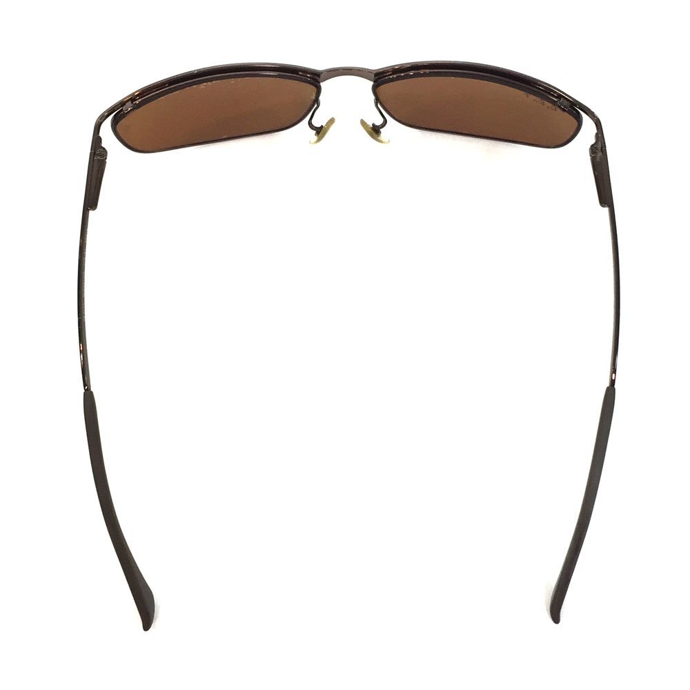 ◆レイバン Ray-Ban オリンピアン サングラス RB3117 ELEGANCE 014/47 59□15 メンズ レディース ブラウン イタリア製 アイウエア6CC/88905_画像5