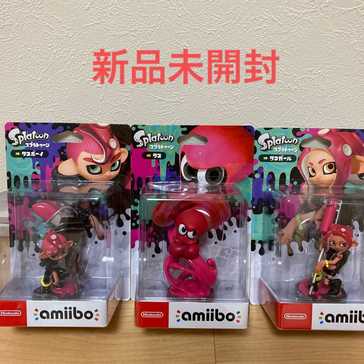 新品 未開封】 amiibo タコ / タコガール / アミーボ - ゲーム 新品 未開封】 amiibo タコ / タコガール / アミーボ - ゲーム