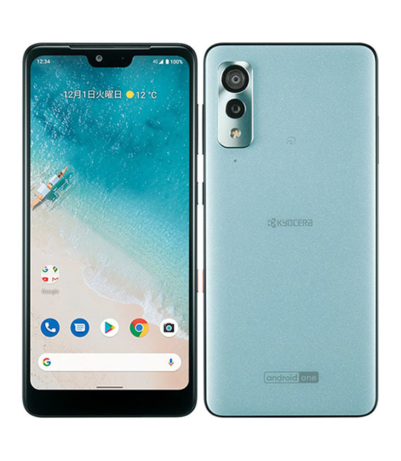 京セラ Android One S8[64GB] Y!mobile ペールブルー【安心保 …_画像1