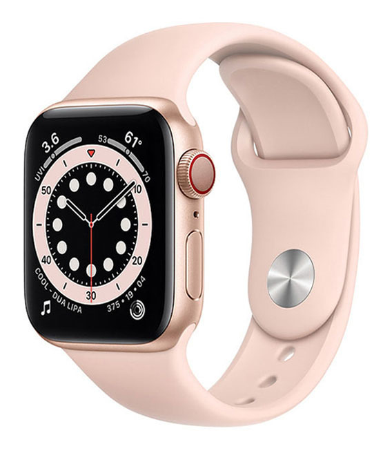 超爆安 Series6[40mm セルラー]アルミニウム ゴールド Apple Watch M0