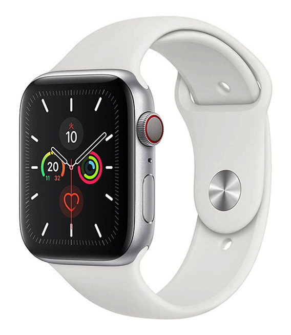 日本最大の Series5[44mm セルラー]アルミニウム シルバー Apple Watch