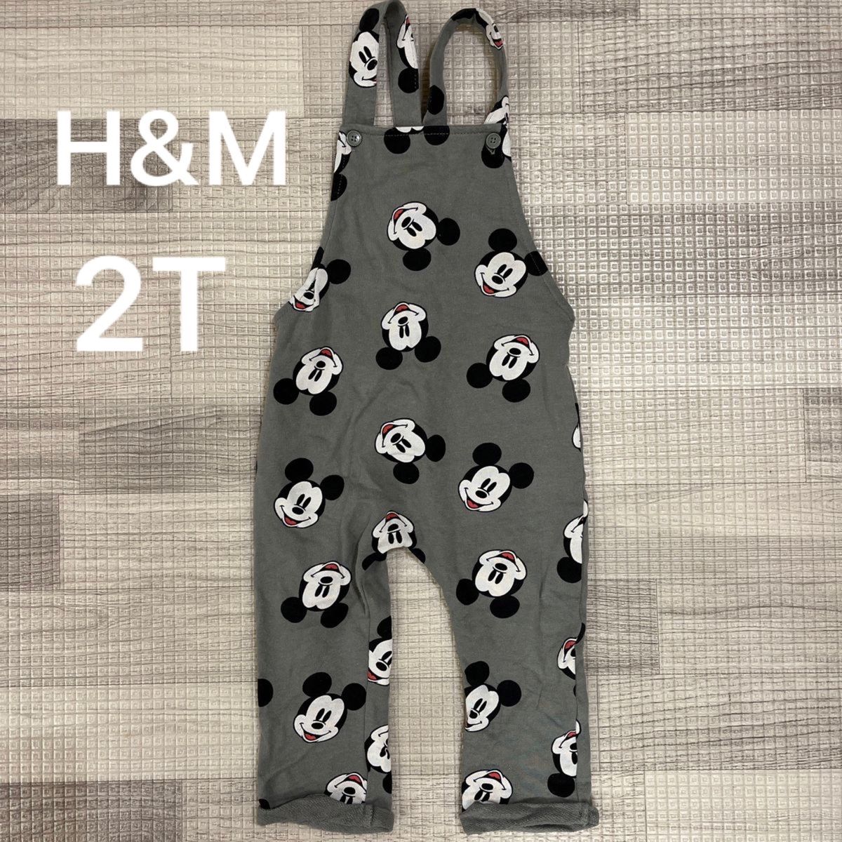 H&M ミッキー　サロペット