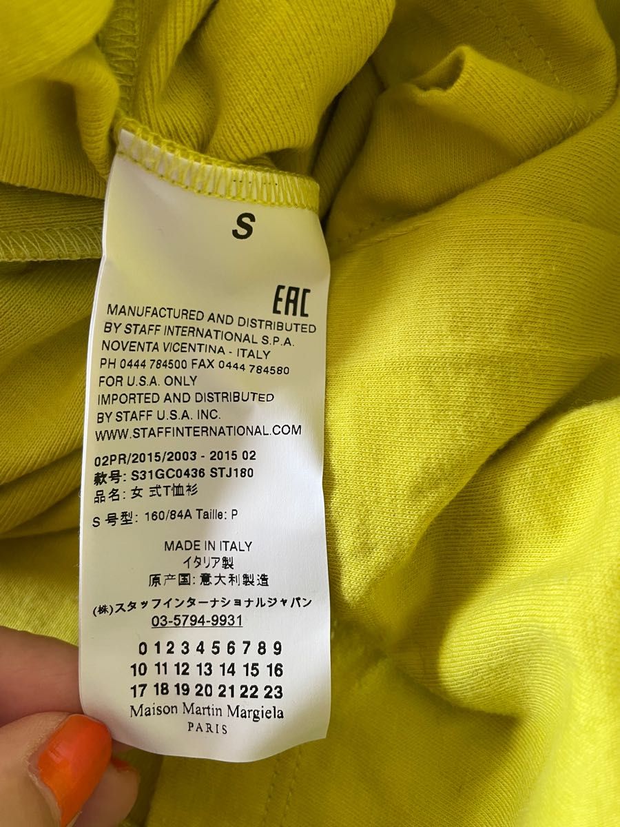 マルタン マルジェラ アシンメトリーデザイン Tシャツ 半袖Tシャツ トップス