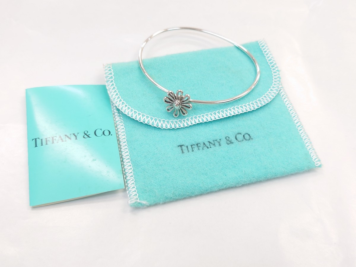 TIFFANY&CO. ティファニー デイジー バングル ブレスレット シルバー 925 パロマピカソ アクセサリー SILVER ◇jh8.50の画像1