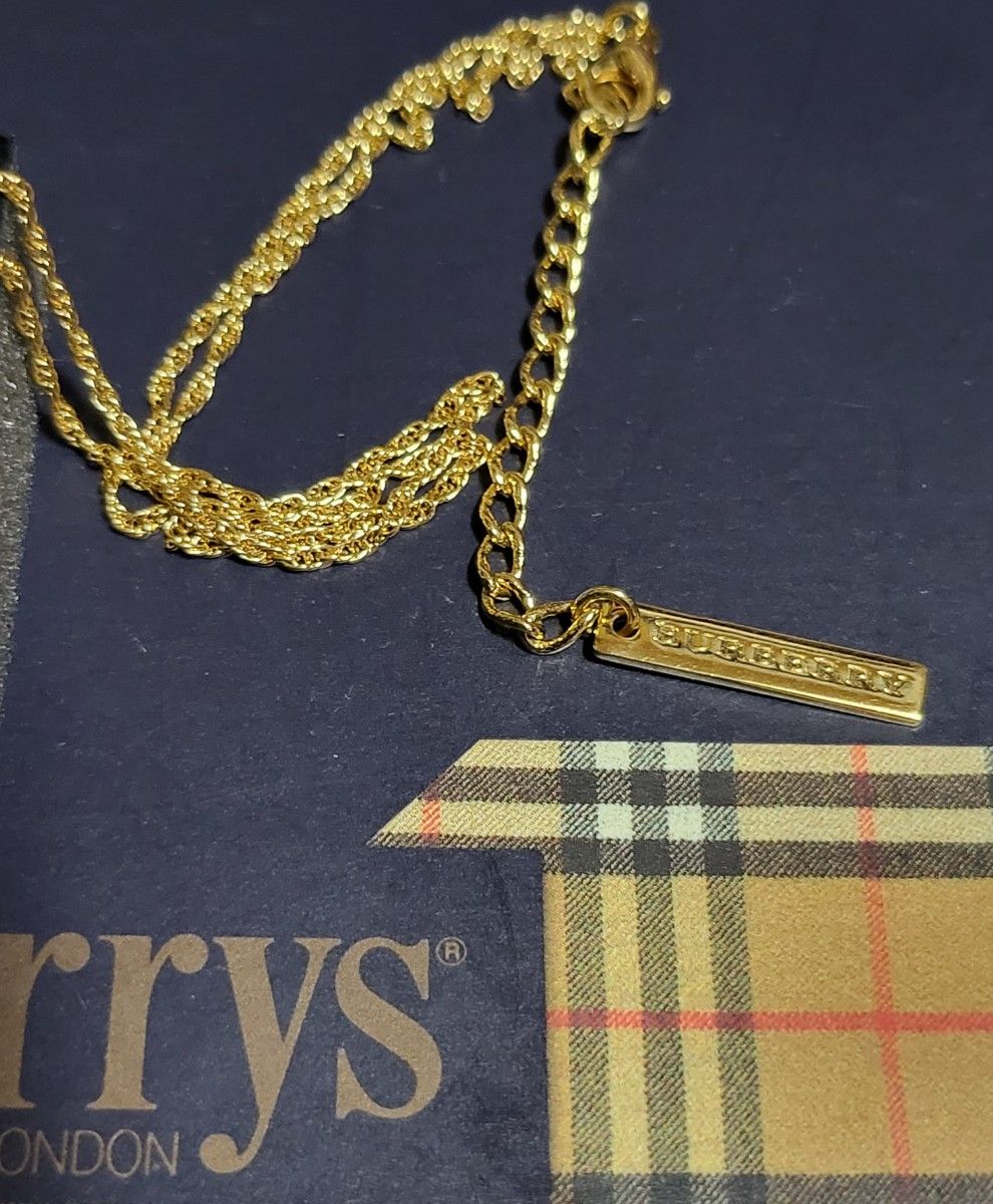 BURBERRY バーバリー ノバチェック柄&ストーン3連リング BURBERRY バーバリー ノバチェック柄&ストーン3連リング