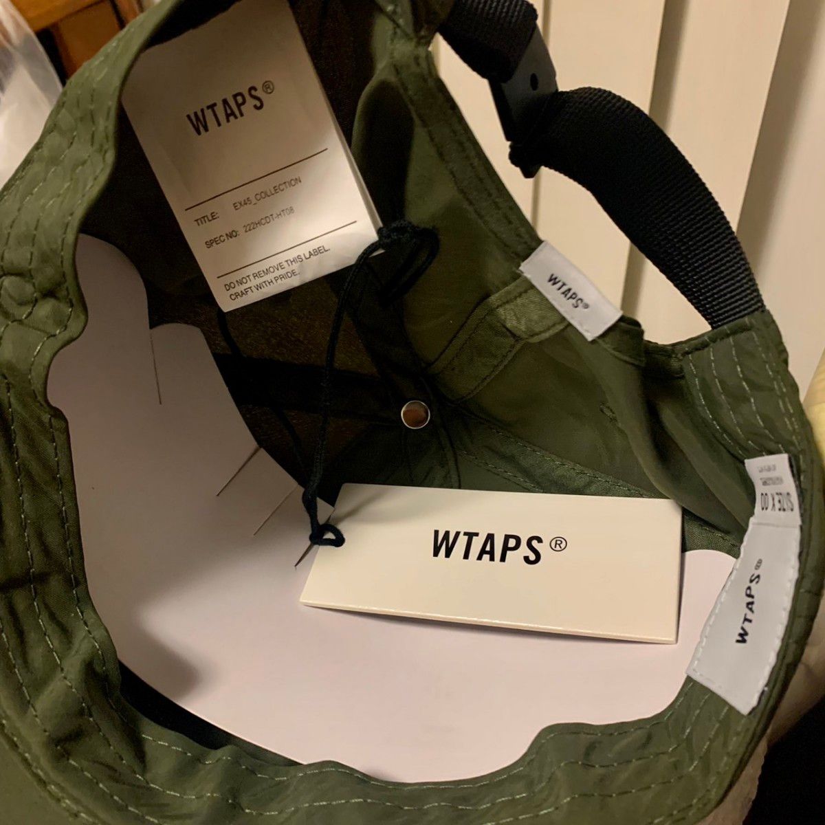 WTAPS T-6H 02　 ナイロンキャップ　オリーブグリーン CAP ダブルタップス