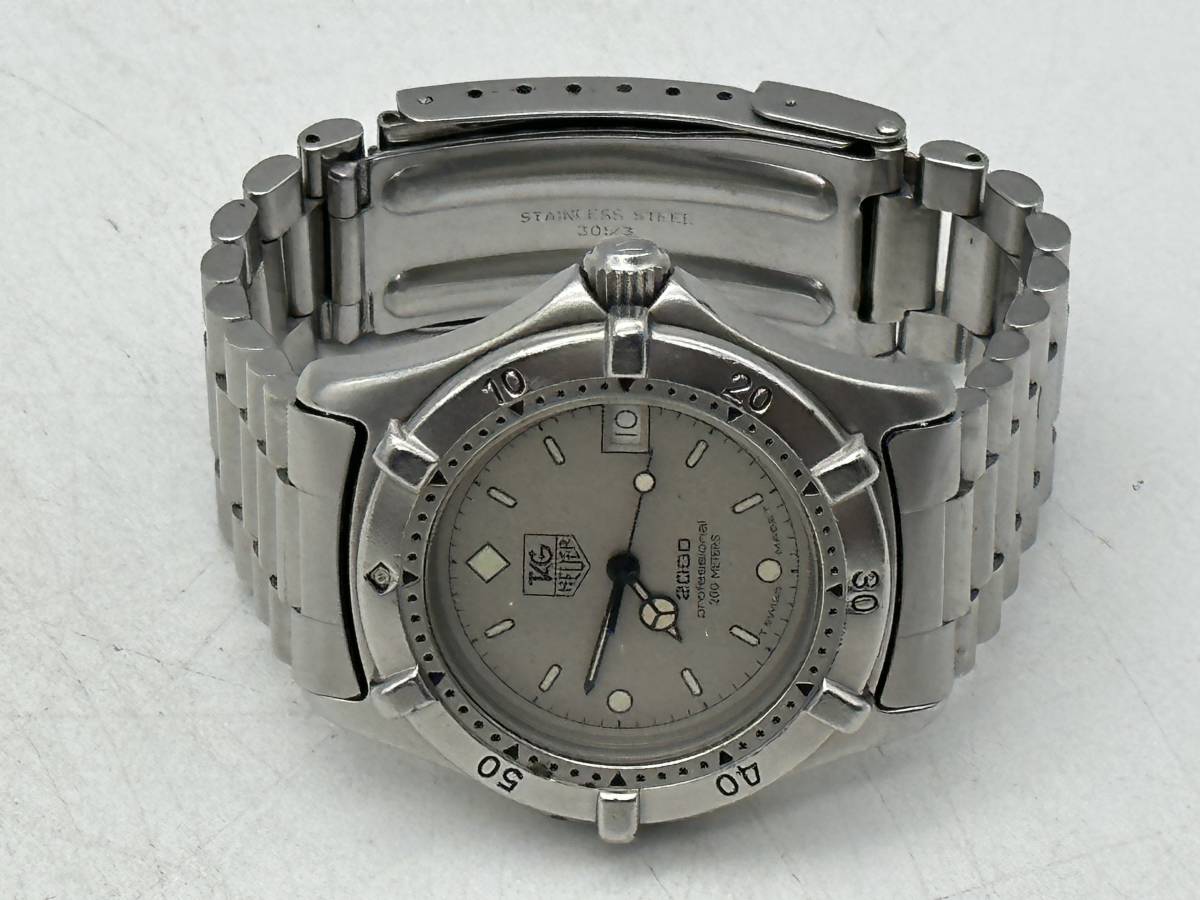 TAG HEUER tag * Heuer genuine article 2000 series 962.213 men's wristwatch operation goods 