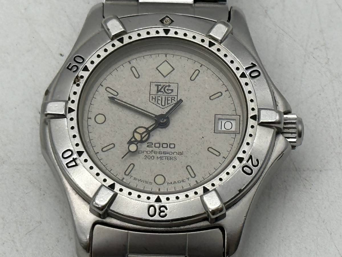 TAG HEUER tag * Heuer genuine article 2000 series 962.213 men's wristwatch operation goods 