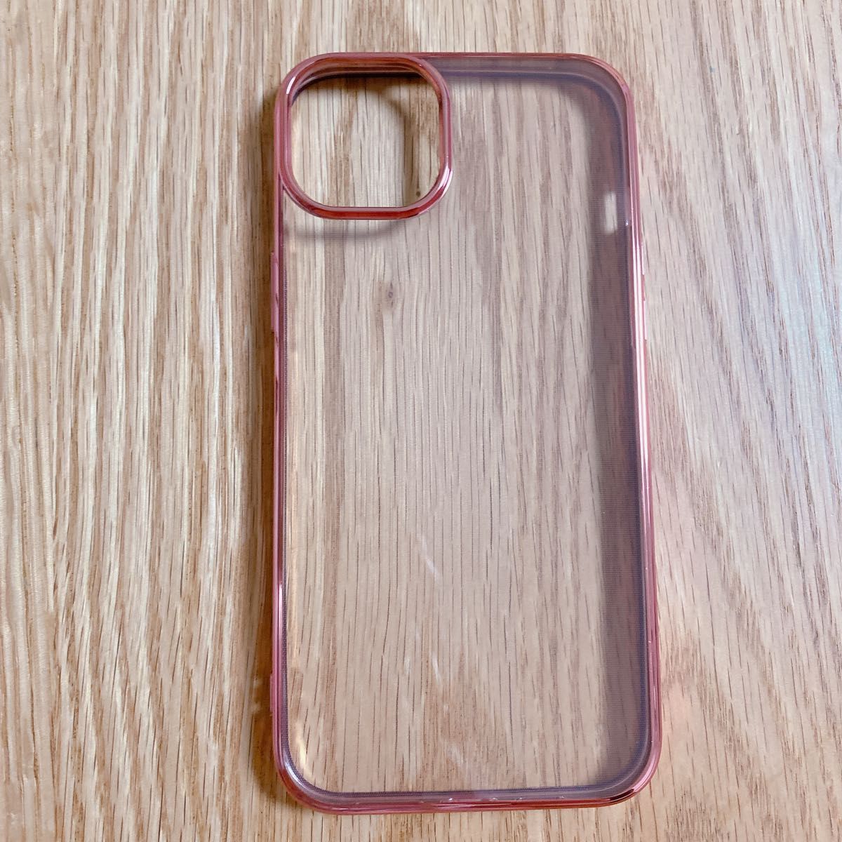 iPhone ケース　iPhone14 PLUS ケース　保護ケース　ローズゴールド　ピンク　ゴールド　ソフトケース　背面　クリア