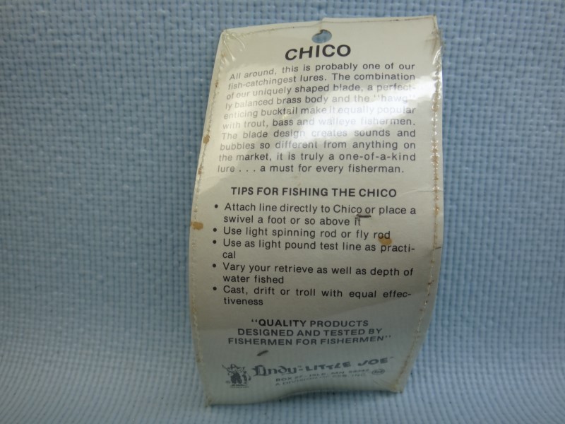 OLD LITTLE JOE CHICO 1/8oz 3.5g　リトルジョー チコ / シコ ミニチュア バズ スピナー バズベイト バックテール スピンブレード_画像2