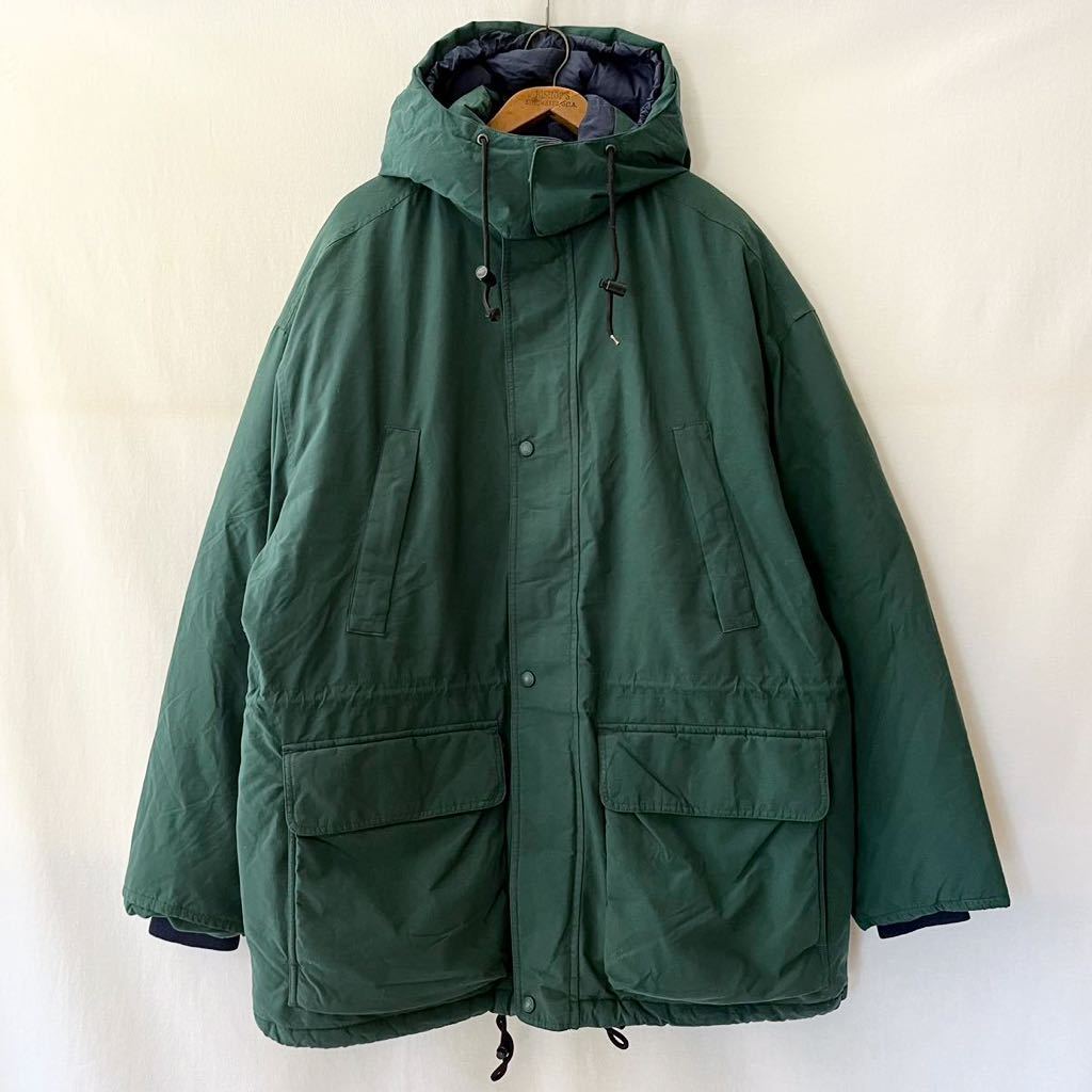 90s Eddie Bauer RIDGE LINE GORE TEX ダウンジャケット L グリーン ビンテージ 90年代 エディーバウアー リッジダウン ゴアテックス_画像1