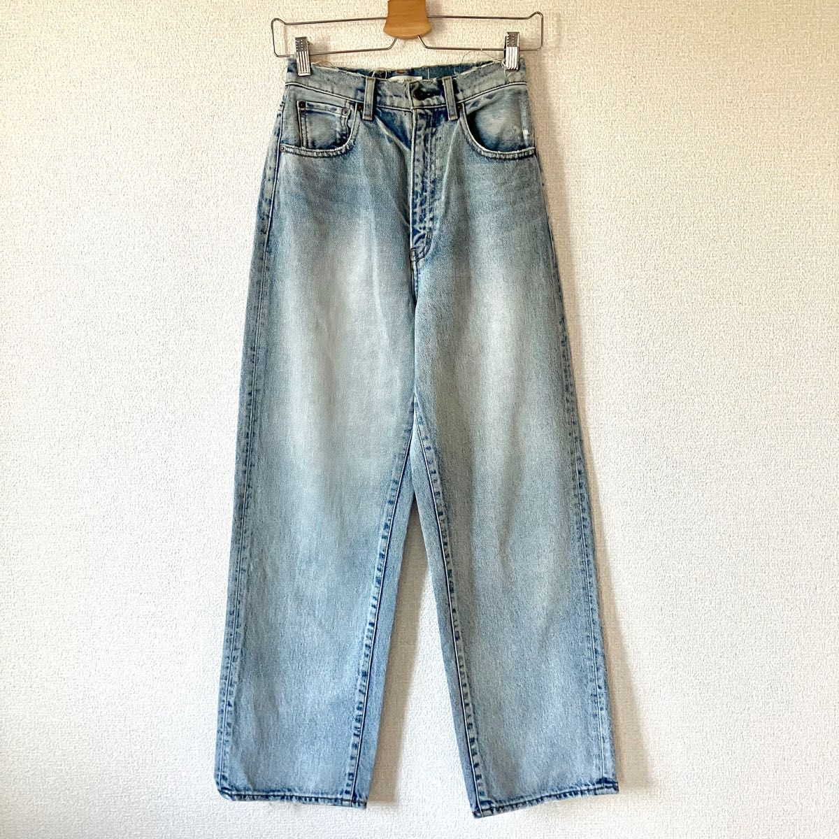 MOUSSY HW DAMAGE LOOSE STRAIGHT 25 BLU Yahoo!フリマ（旧）-