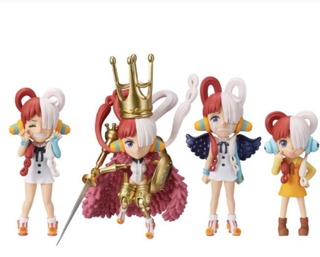 4種ｾｯﾄ【新品未使用】ワールドコレクタブルフィギュア ウタコレクション ワンピース ONE PIECE ワーコレ フィギュア