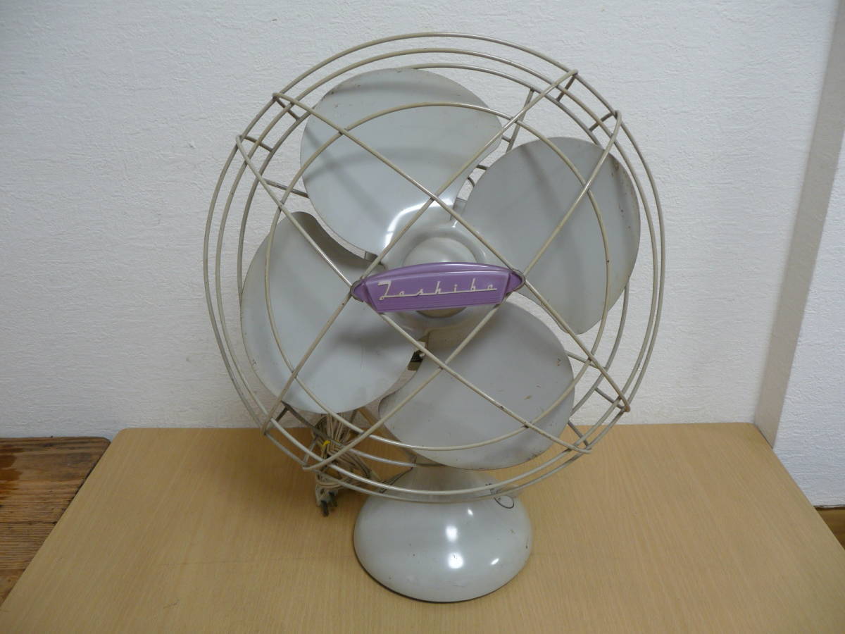 5095/T7A」 TOSHIBA 東芝 扇風機 A.C ELECTRIC FAN 昭和レトロ レア