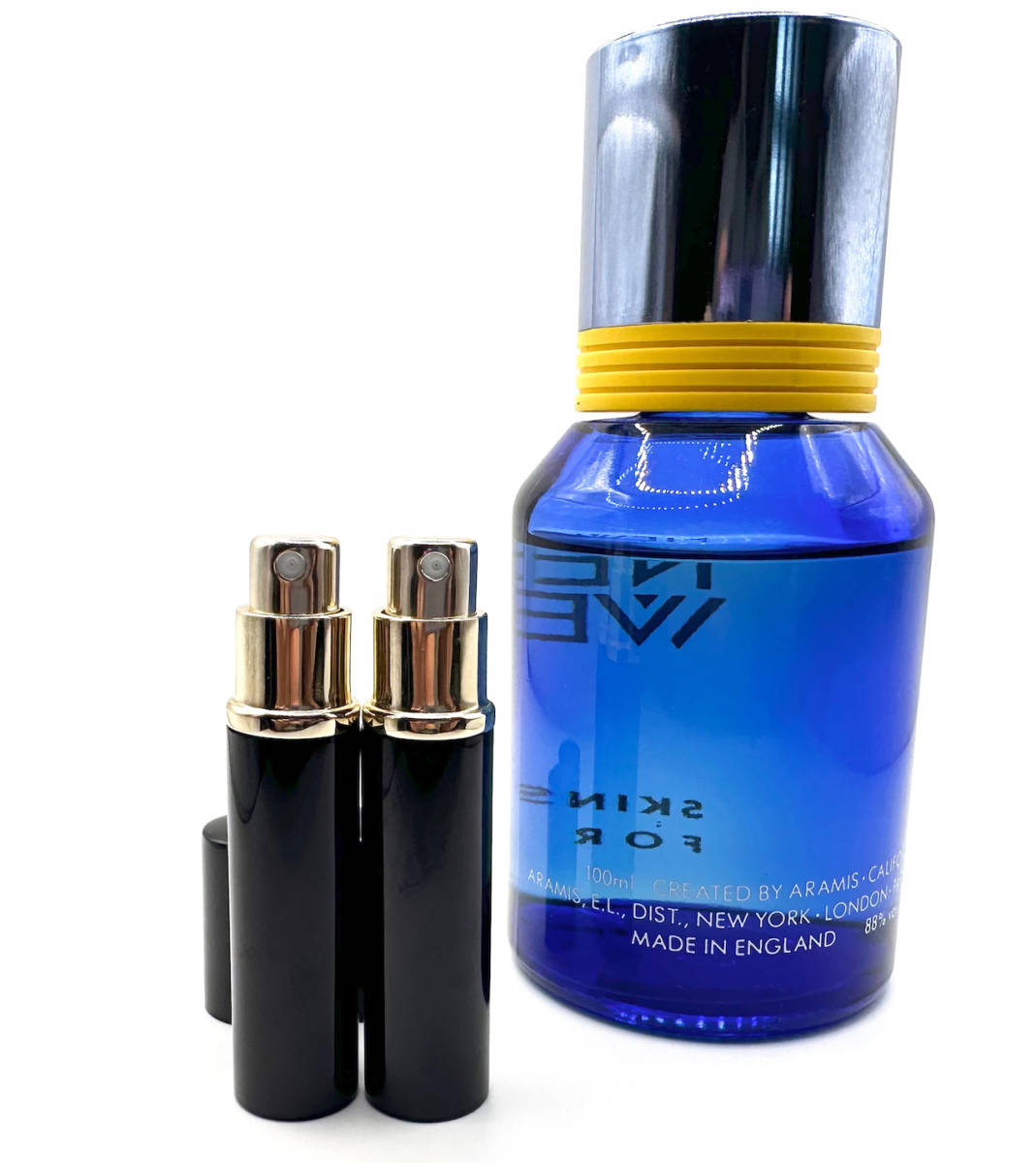 ★ARAMIS・NEW WEST SKINSCENT SPRAY for MEN 3.5ml SPRAY(※要注意・★画像左側の小(黒色)スプレー2本のみ出品です)・★超希少/入手困難_画像10