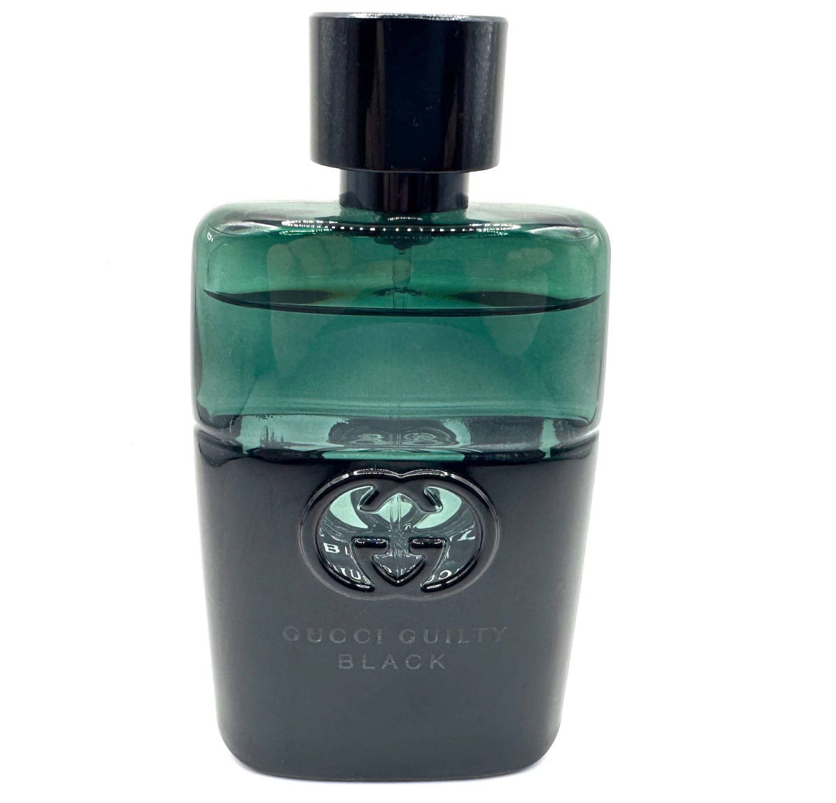 * Gucci perfume *GUCCI GUILTY BLACK POUR HOMME EDT.50ml** exhibition USED/ remainder approximately 90%/ ground under cold . warehouse storage / hard-to-find / box less 