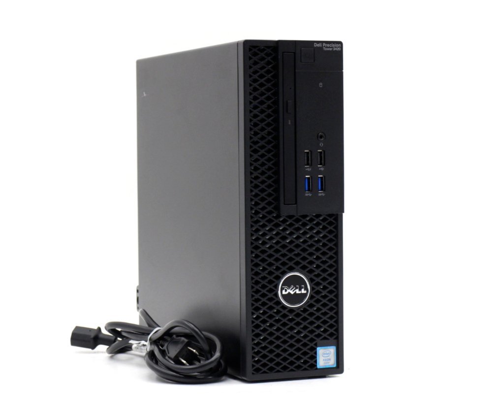 DELL Precision Tower 3420 SFF Xeon E3-1270 v5 3.6GHz 16GB 256GB(SSD) Quadro P600 DVD+-RW Windows10 Pro 64bitの画像1