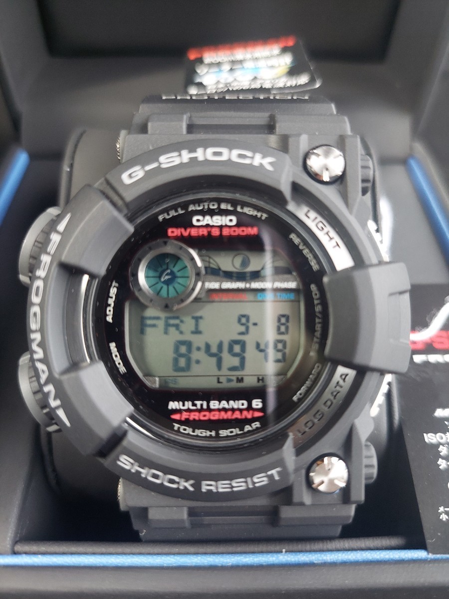 特別セーフ カシオG-SHOCK FROGMAN フロッグマン GWF-1000-1JF 極美品