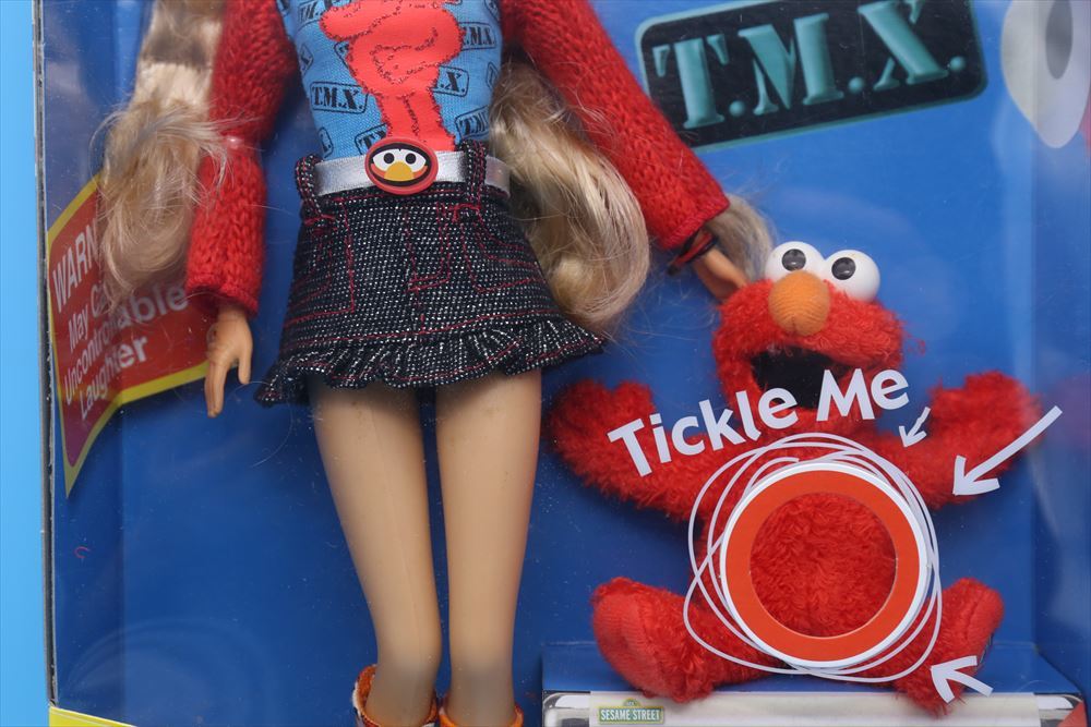 sale☆2006年 Barbie Loves Elmo Doll TMX Sesame Street Doll/マテル バービー×エルモ/ヴィンテージ/176897026_画像3