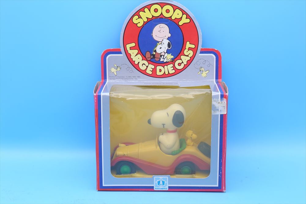 80s Aviva Hasbro Snoopy Large Diecast/スポーツカー/ヴィンテージ/スヌーピー/ピーナッツ/176900521