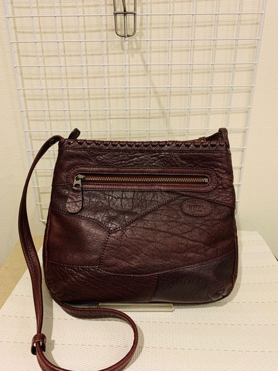 【高品質美品】IBIZA イビザ レザーショルダーバッグ 【高品質美品】IBIZA イビザ レザーショルダーバッグ