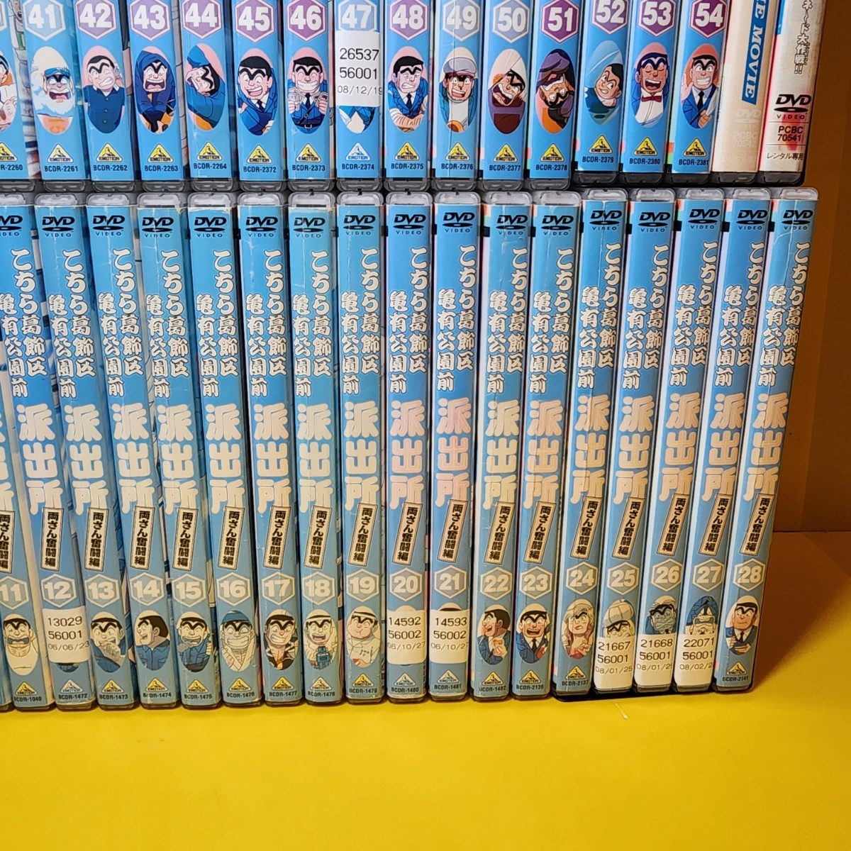 世界有名な 葛飾区亀有公園前派出所 DVD1〜54巻 全54巻+MOVIE 2巻 全56