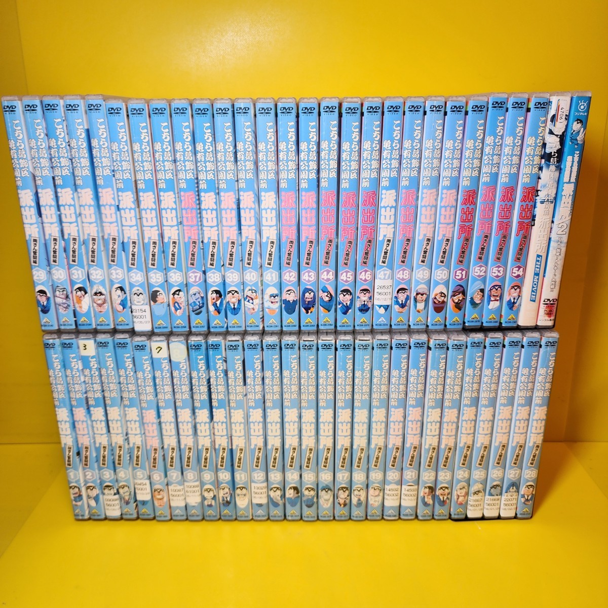 世界有名な 葛飾区亀有公園前派出所 DVD1〜54巻 全54巻+MOVIE 2巻 全56