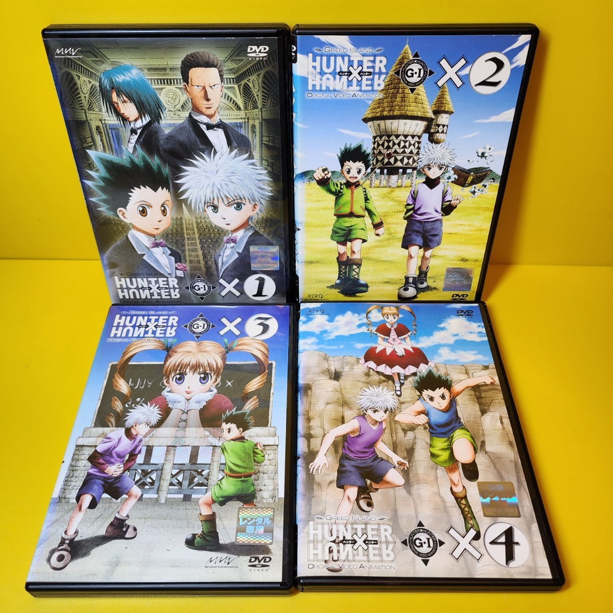 ハンターハンター 旧テレビシリーズ【全28巻】レンタル DVD-