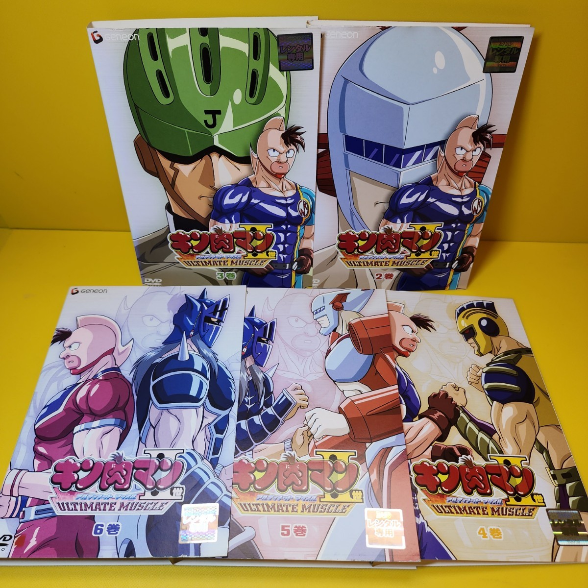 新品ケース交換済み「キン肉マンⅡ世 ULTIMATE MUSCLE DVD6巻セット」_画像3