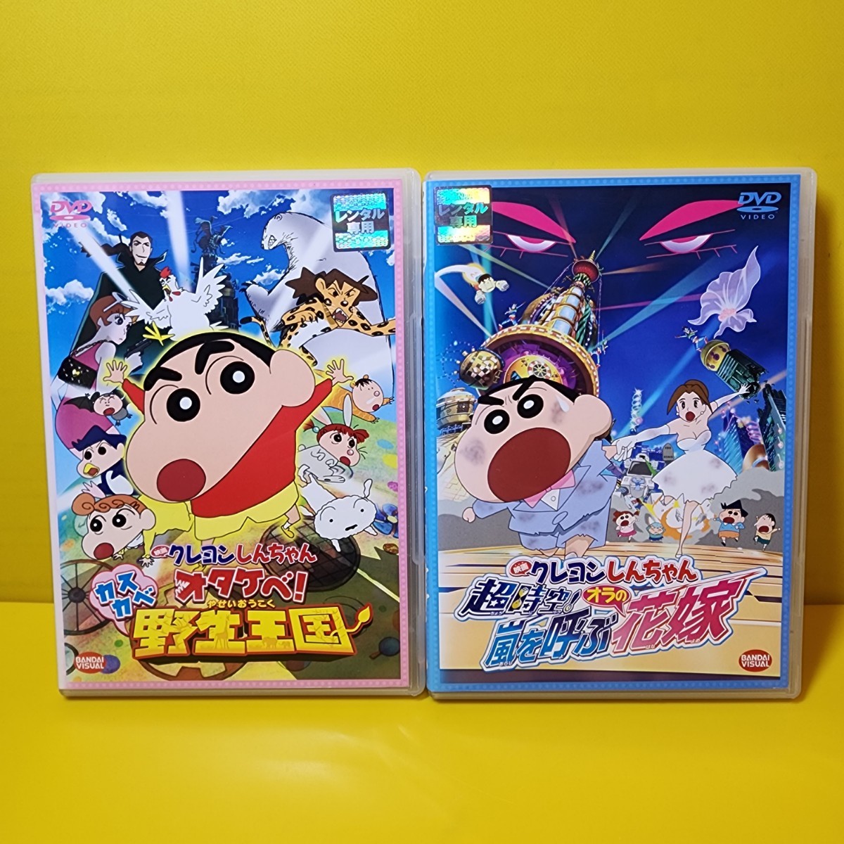 新品ケース交換済　クレヨンしんちゃん 映画 DVD 2作品