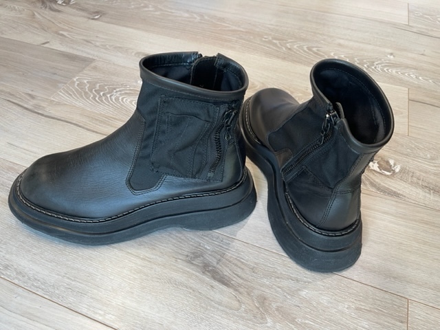 20AW JULIUS ユリウス ブーツ Utility Pocket Boots ブラック　1_画像2