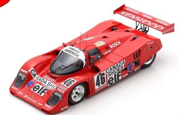【スパーク】 1/43 Porsche 962 CK 6 No.46 24H Le Mans 1991T. Lopez - T. Needell - G. Foitek [S9888]★未開封新品！