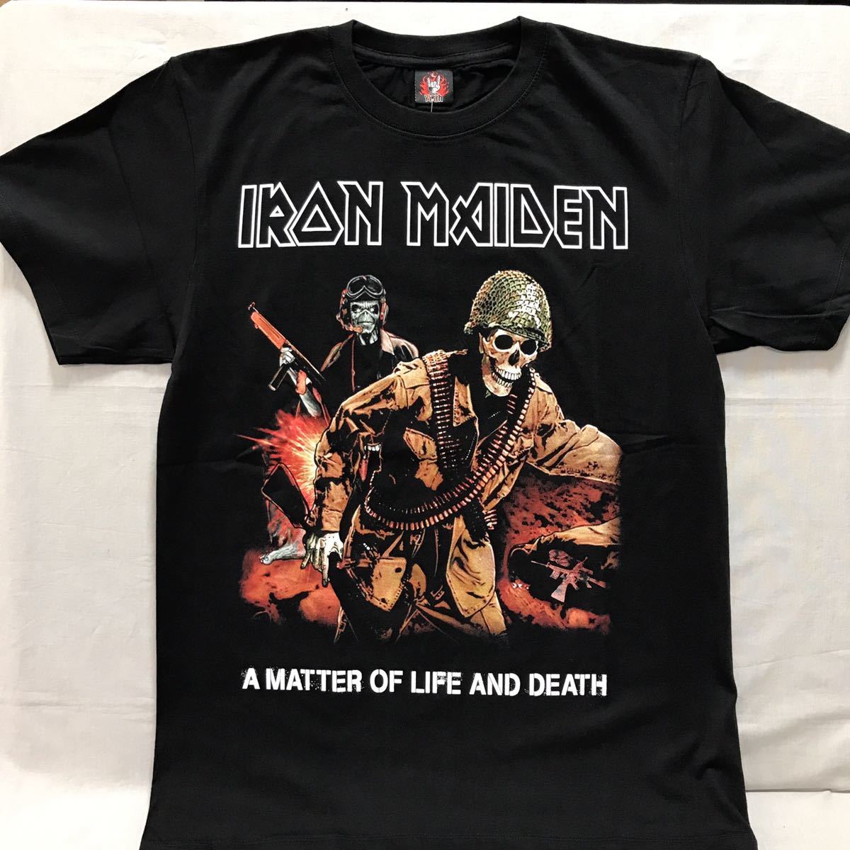 バンドTシャツ アイアン メイデン(IRON MAIDEN)新品 L_画像1