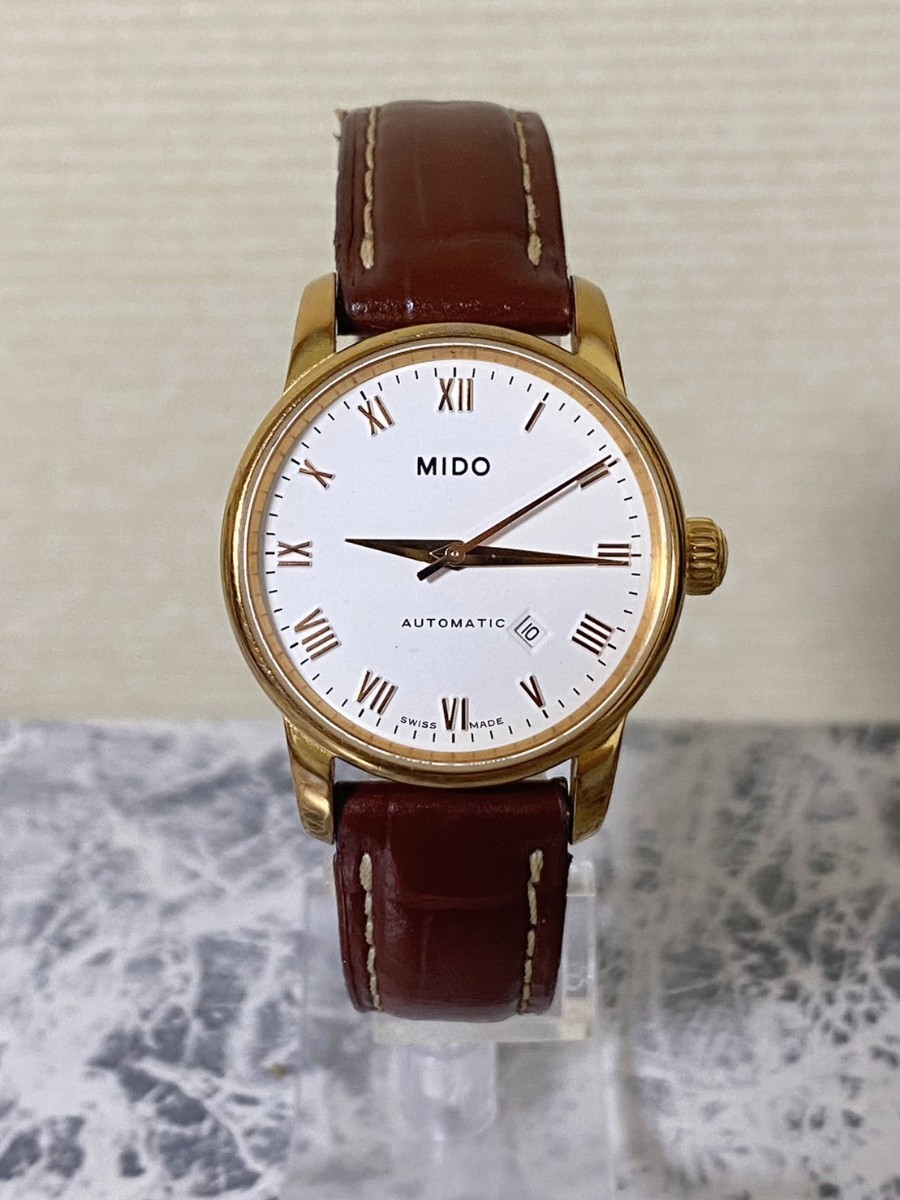 MIDO ミドー 時計　バロンチェッリ M7600 自動巻き デイト 25石 中古現状品 　【a111839】