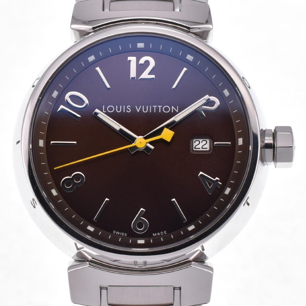 LOUIS VUITTON Tambour GMT Q1111 mens watch