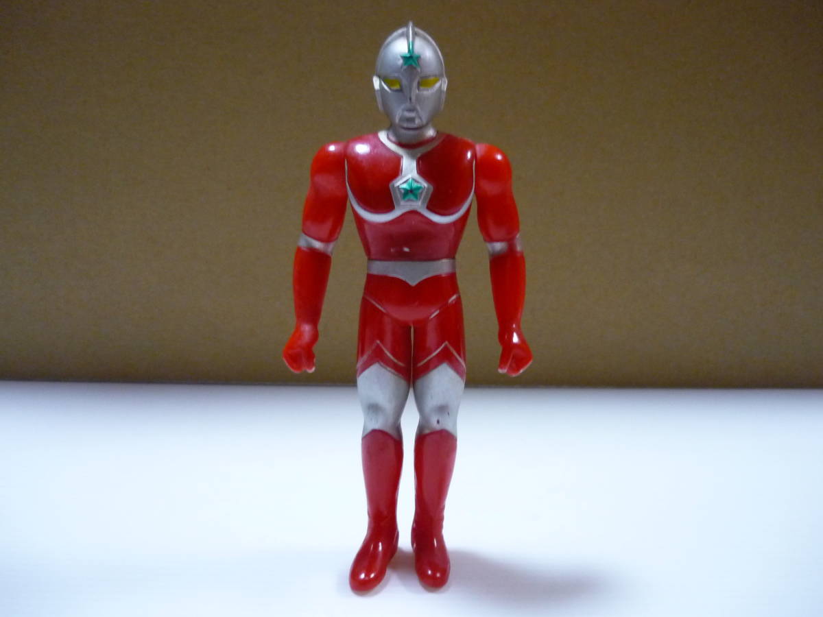 [管01]【送料無料】ソフビ ウルトラマン ジョーニアス 1988 約17cm ザ・ウルトラマン 人形 フィギュア 円谷プロ 当時物