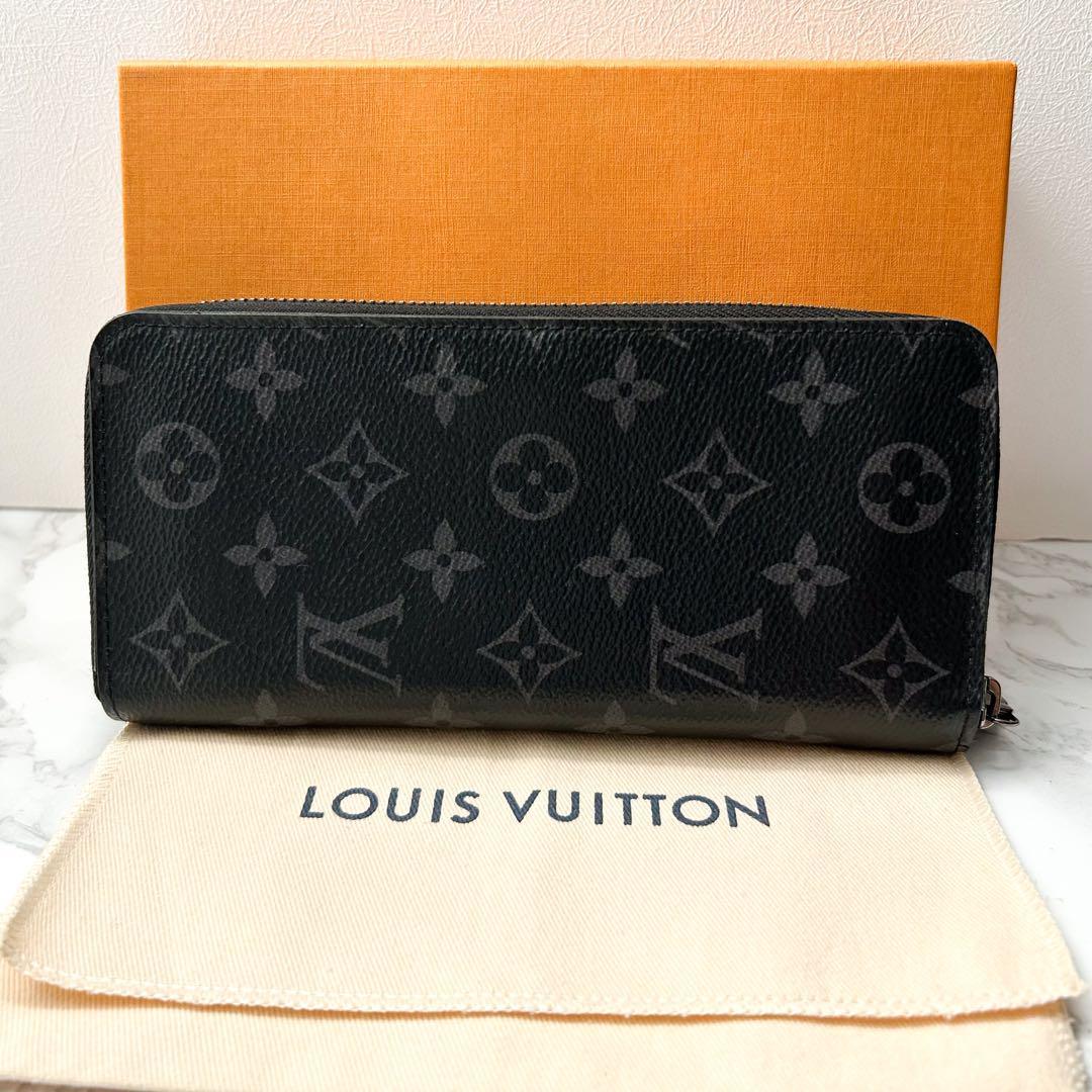 美品 LOUIS VUITTON ルイヴィトン モノグラム エクリプス ジッピー