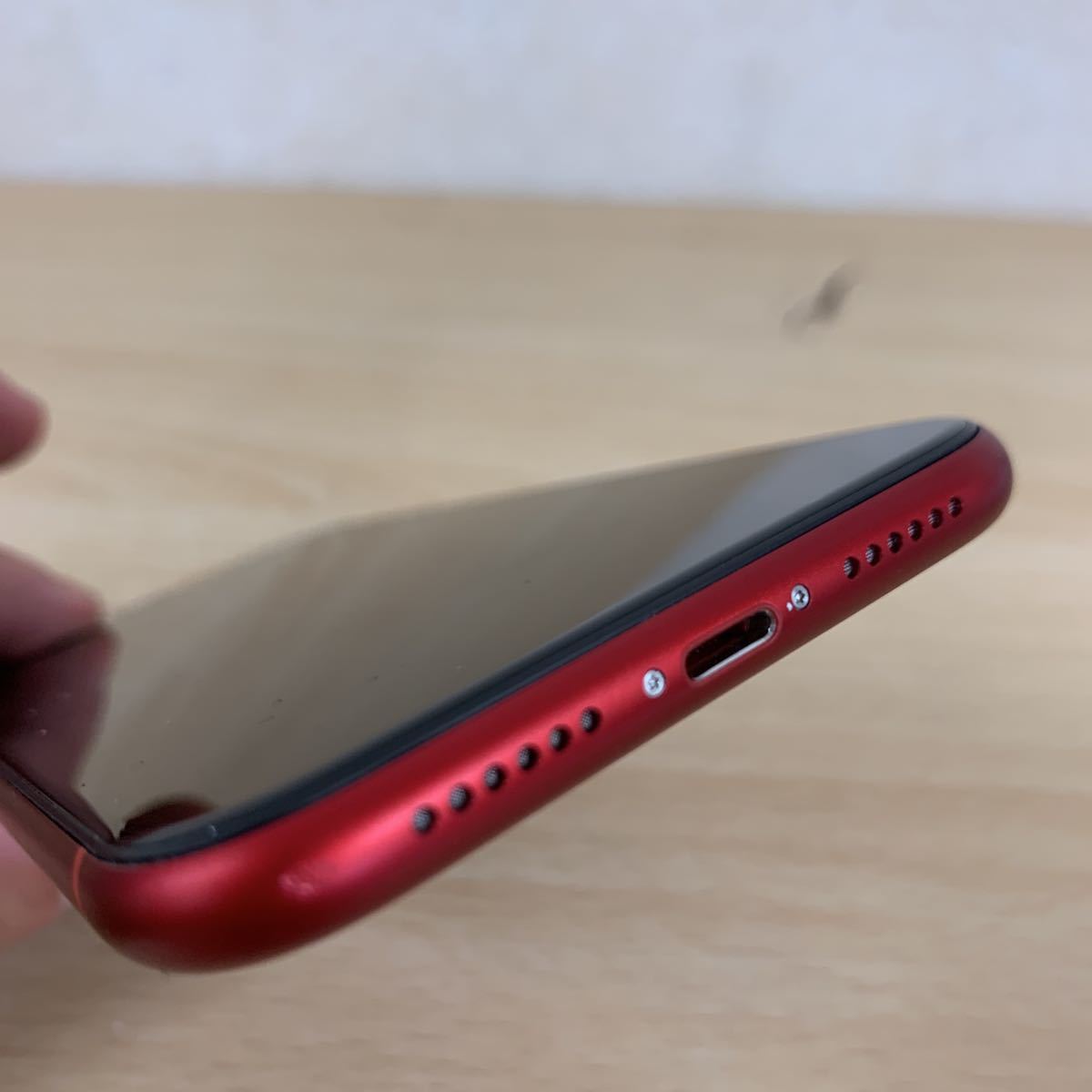 中古品 Apple iPhone XR MT062J/A 64GB レッド SIMロック解除 ドコモ