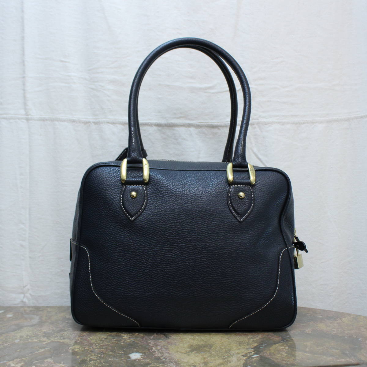  as good as new J&M DAVIDSON MIA LEATHER BOSTON BAG MADE IN SPAIN/je-& M da vi doson mia leather Boston bag 