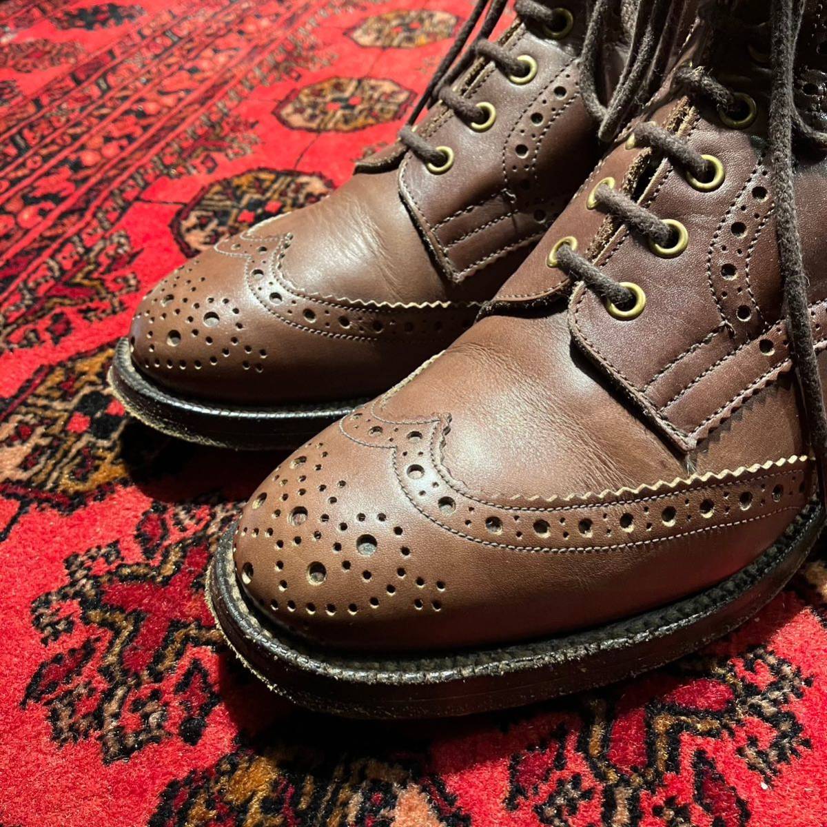 Tricker's WING TIP LACE UP BOOTS/トリッカーズウィングチップレースアップカントリーブーツ_画像2