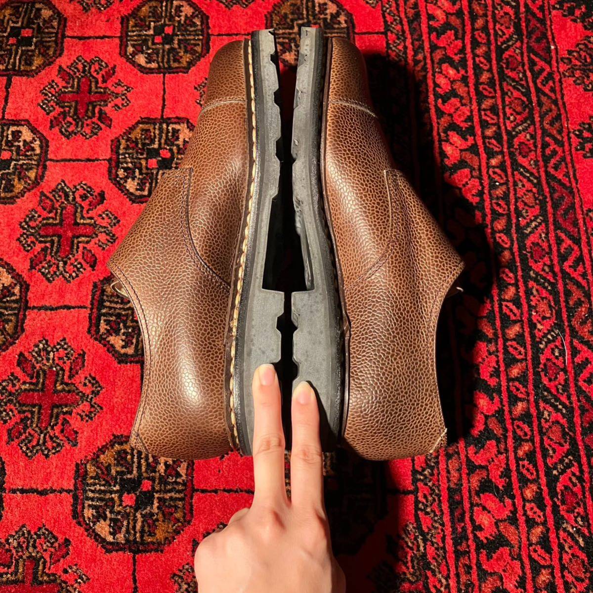 新品未使用PARABOOT WILLIAM LEATHER DOUBLE MONK STRAP SHOES 新品未使用PARABOOT WILLIAM LEATHER DOUBLE MONK STRAP SHOES