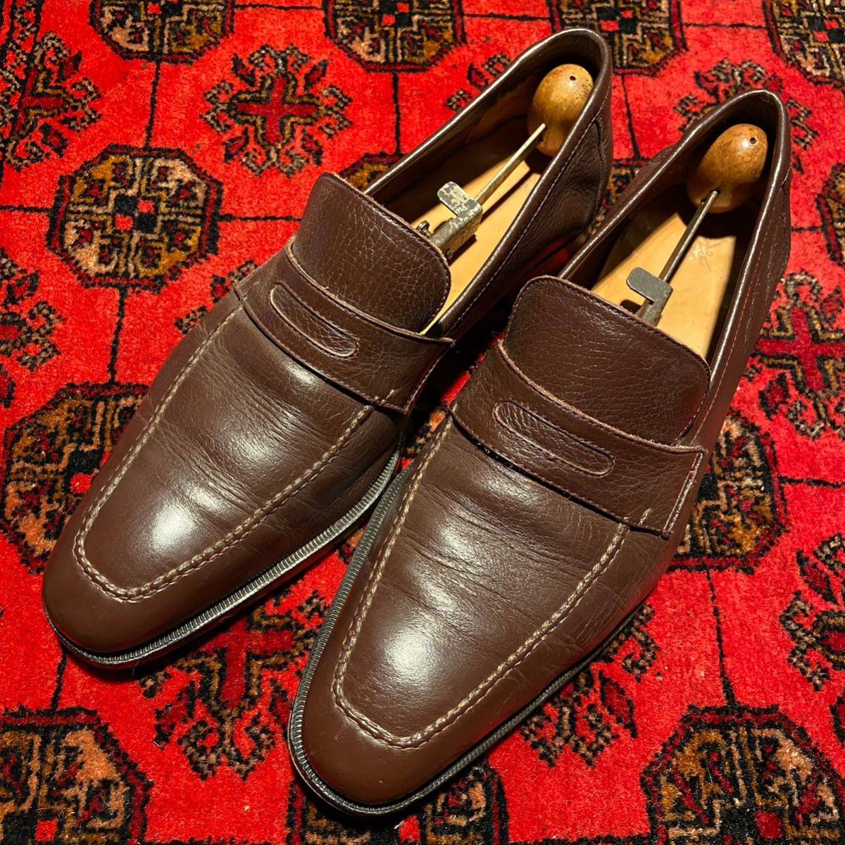 SUTOR MANTELLASSI LEATHER COIN LOAFER/ストールマンテラッシレザー