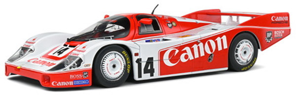 SOLIDO 1/18 Porsche 956LHru* man 1983 #14 final product die-cast minicar S1805506 free shipping new goods 