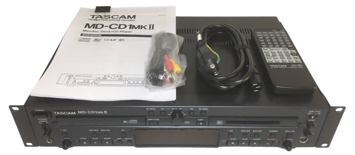 TASCAM MD/CDコンビネーションデッキプレーヤー MD-CD1MK2 (TA0028-0000)