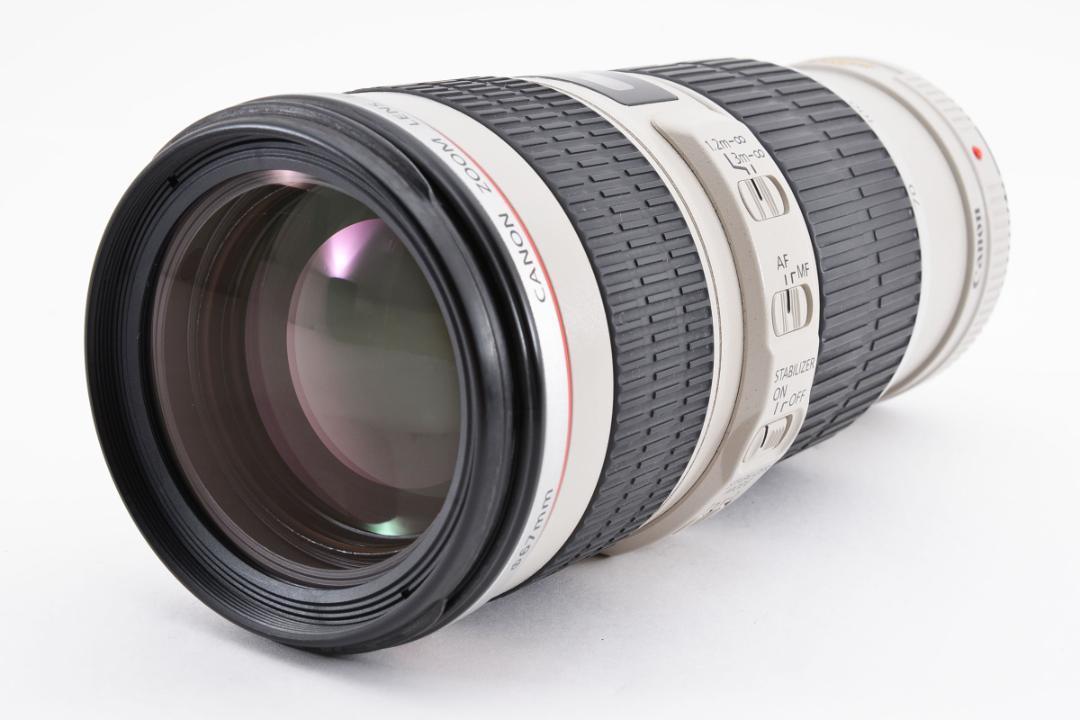 【461】美品 Canon キャノン EF 70-200mm F4 L IS USM ズームレンズ_画像2