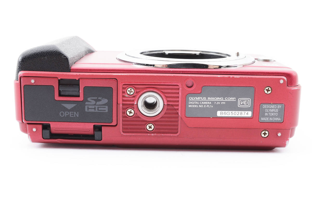 新規購入 Olympus Pen 089 オリンパス レッド ボディ カメラ デジタル