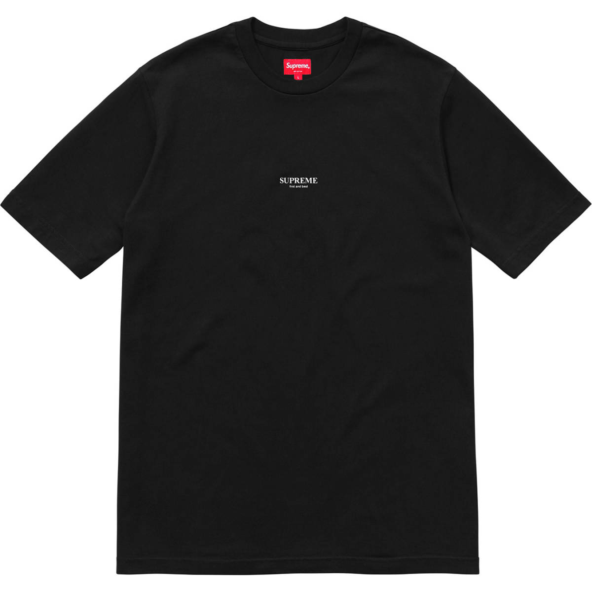 SUPREME First & Best Tee ブラック Mサイズ 新品 シュプリーム Tシャツ BLACK 黒_画像1