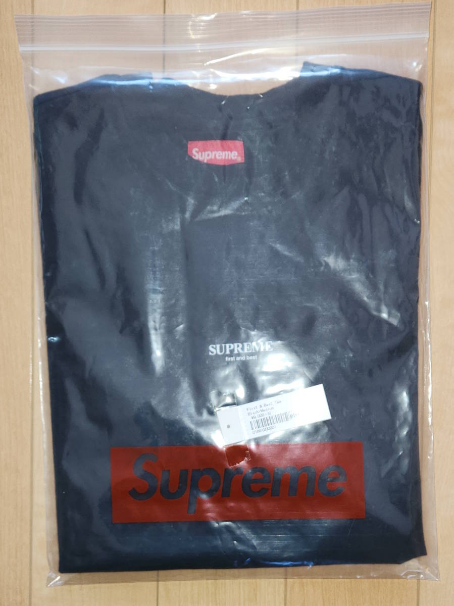 SUPREME First & Best Tee ブラック Mサイズ 新品 シュプリーム Tシャツ BLACK 黒_画像2