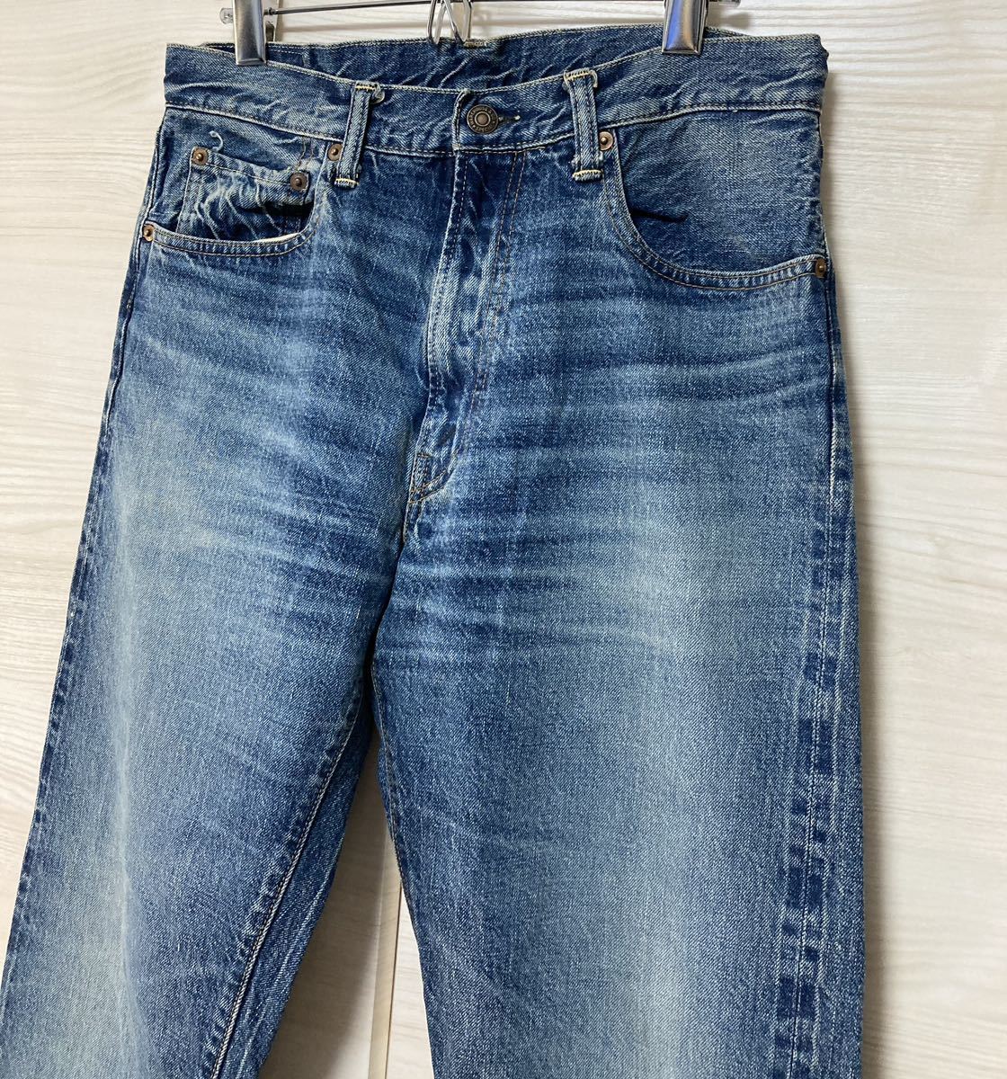 W32 WAREHOUSE BEAMS PLUS 別注 1105 2ND-HAND ビンテージ加工 限定